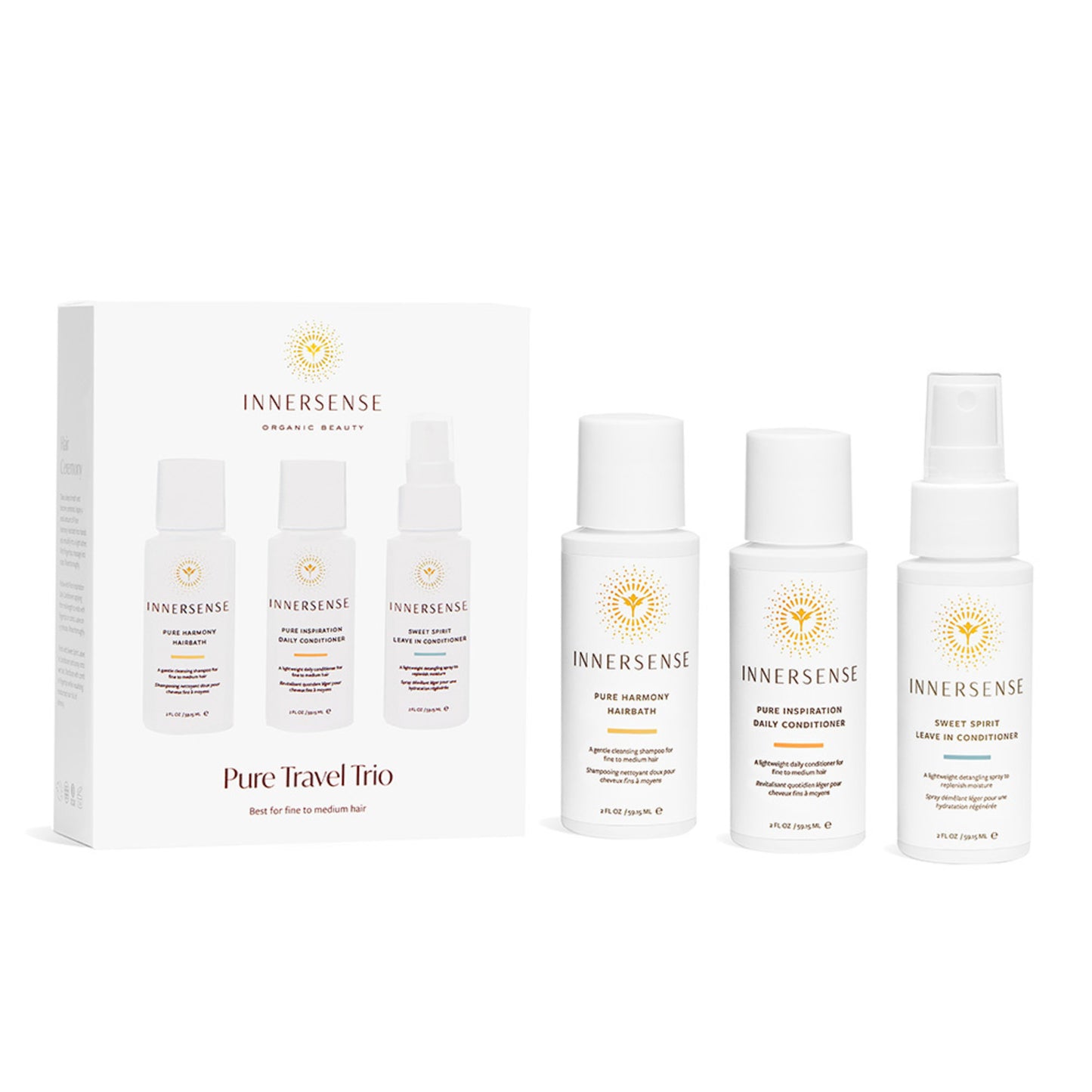 Innersense Travel Trio Pure Collection